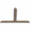 Ekena Millwork Portland Smooth Timber Gable Bracket, Douglas Fir, 60"W x 40"H x 1 1/2"D x 5 1/2"F, 16/12 Pitch GBW060X40X0206POR00SDF - alternate 3